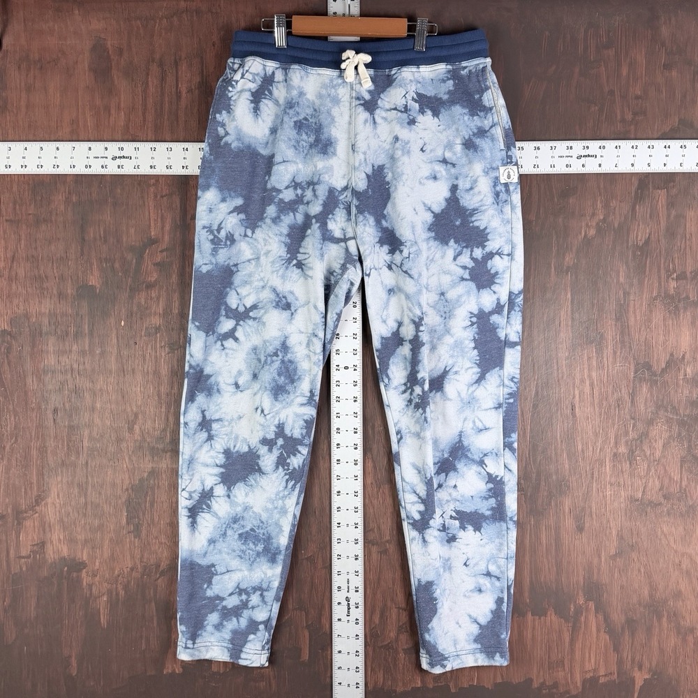 Chubbies The Far Outs Tie Dye Sweatpants Terrycloth‎ Joggers Blue Men Large 2011
